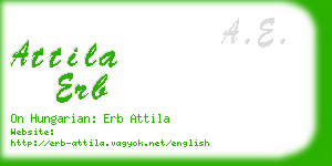 attila erb business card